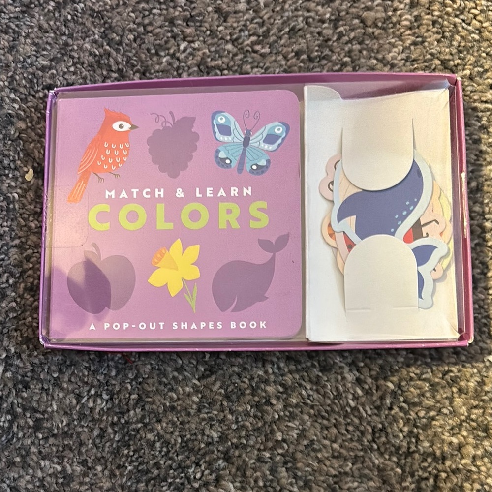 Match & Learn Colors Pop-Out Shapes Book